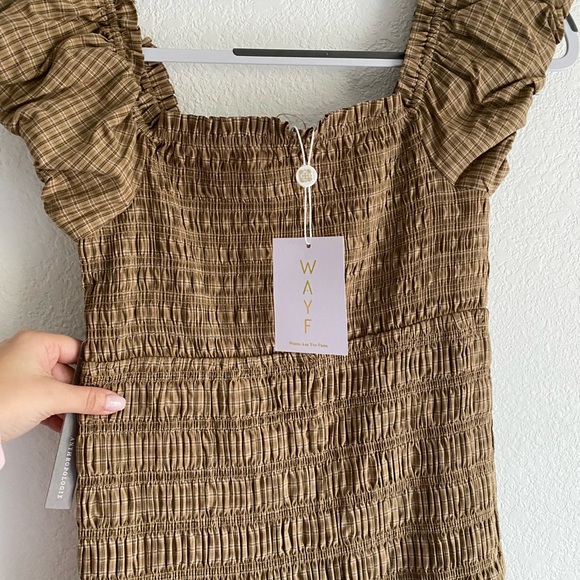 Wayf smock midi dress - Picture 9 of 9